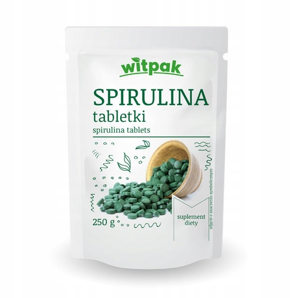 

Spirulina Tabletki 250g 1000 Tabletek Algi Witpak