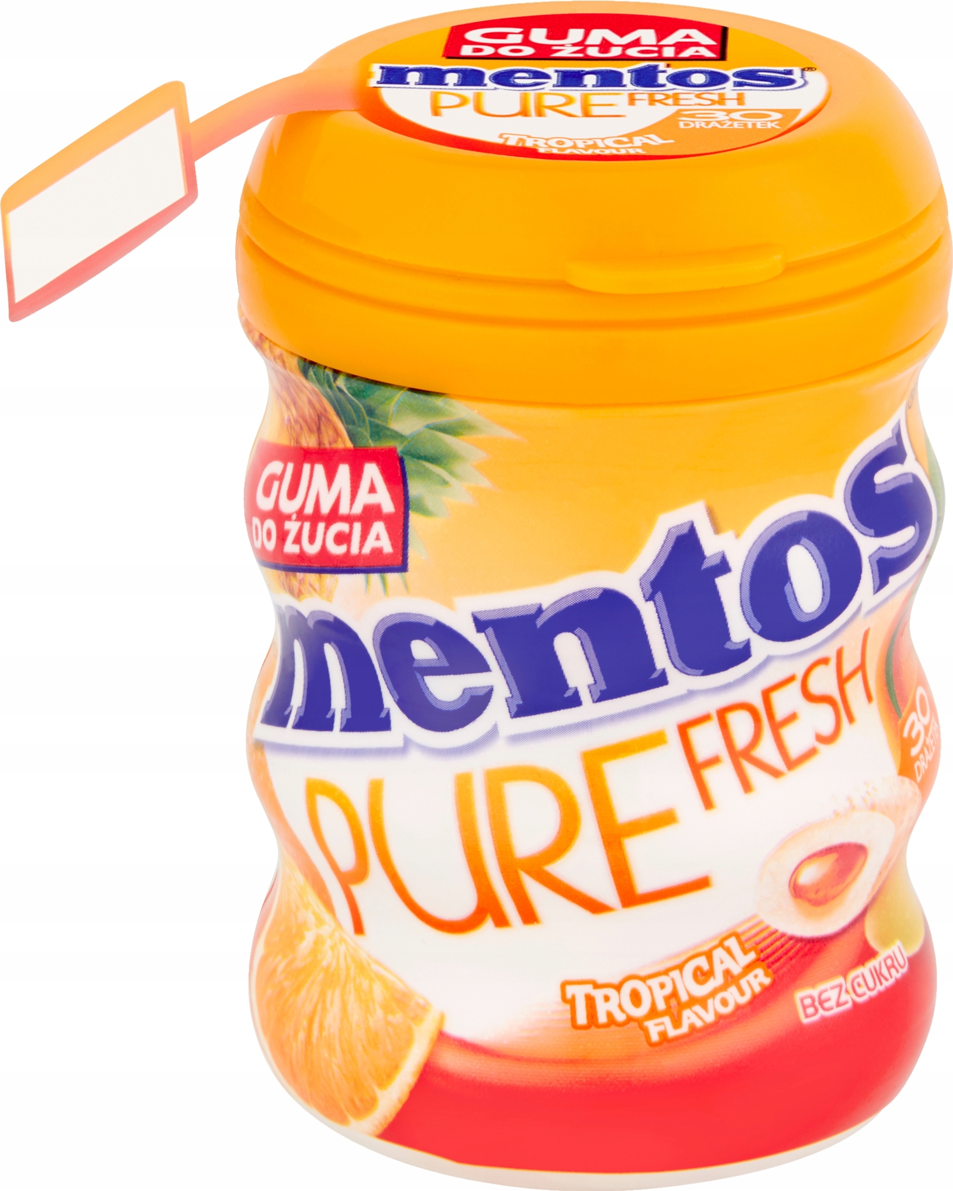 Sada Mentos Pure Fresh žvýkačka Tropické ovoce bez cukru 6 Ks 60g