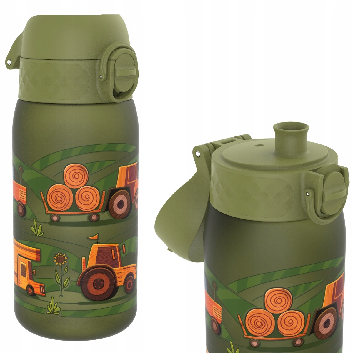Bidon Szkoła Przedszkole Dziecko Rower Traktor Auta ION8 0,35 L 350 ml