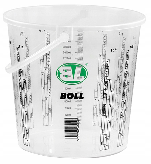 Boll Lakierniczy Pojemnik Plastikowy Z Podziałką 5L
