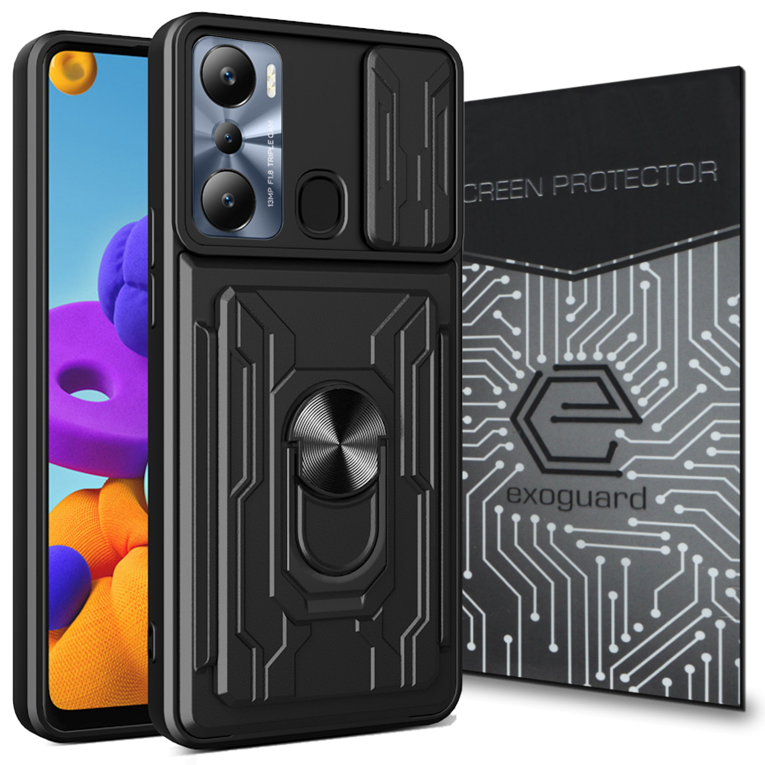 

Etui Pancerne+szkło do Infinix Hot 12i Hot 20i