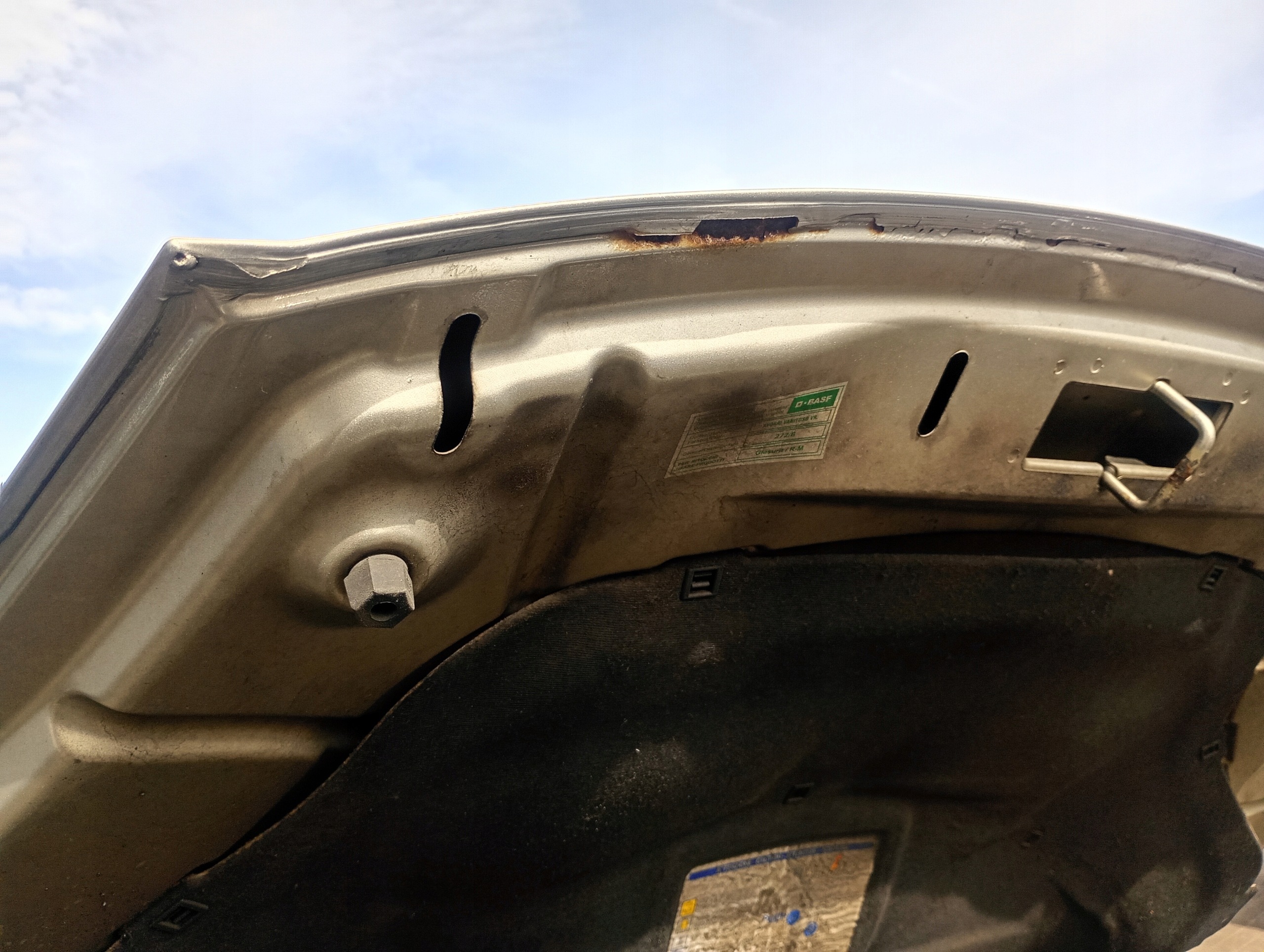 Cofano Fiat Bravo 2 II 08-14 kod lakieru 272/B