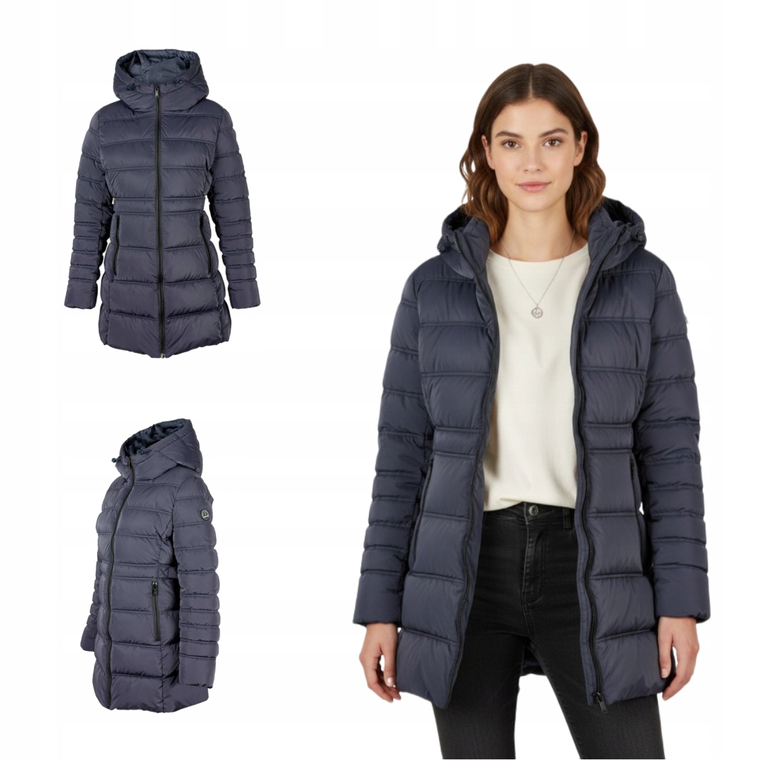 Zimní bunda s kapucí Viviani, modrá, velikost XL