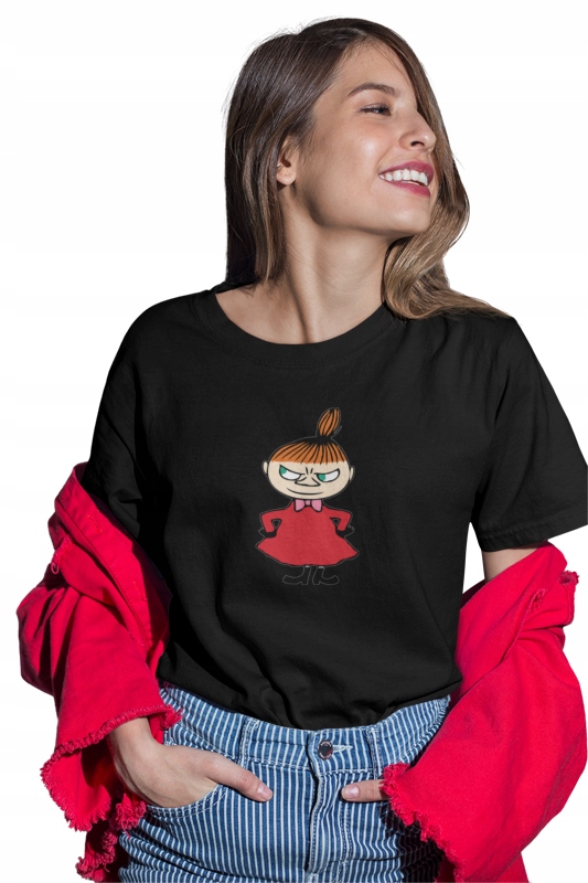 

Koszulka Muminki Mała Mi Damska Czarna 2 L