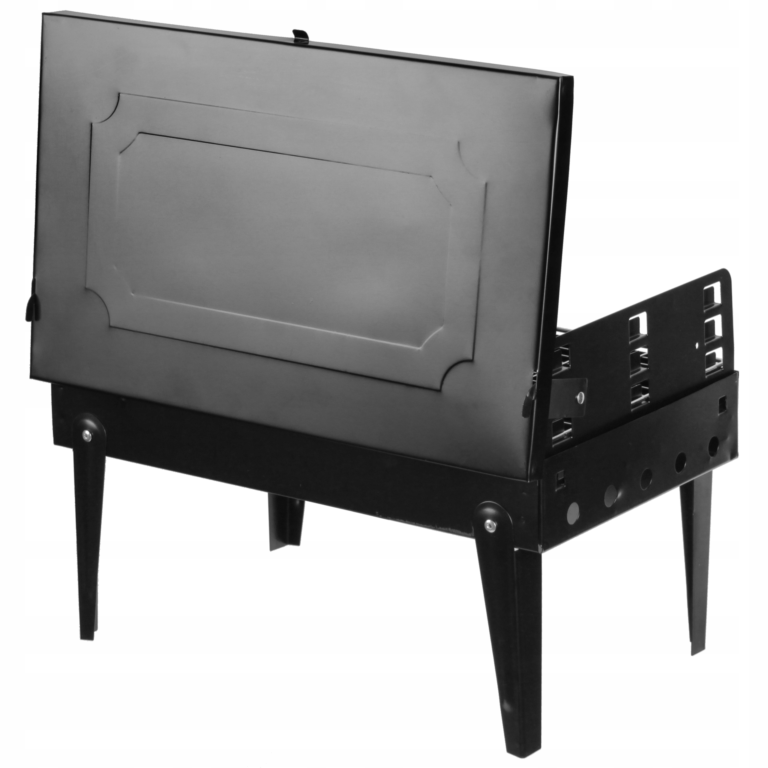 GRILL OGRODOWY TURYSTYCZNY PRZENOŚNY SKŁADANY BBQ WALIZKA + AKCESORIA Typ przenośny