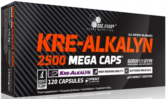 Olimp Kre-alkalyn 2500 Kreatin 120 Kapslí Síla
