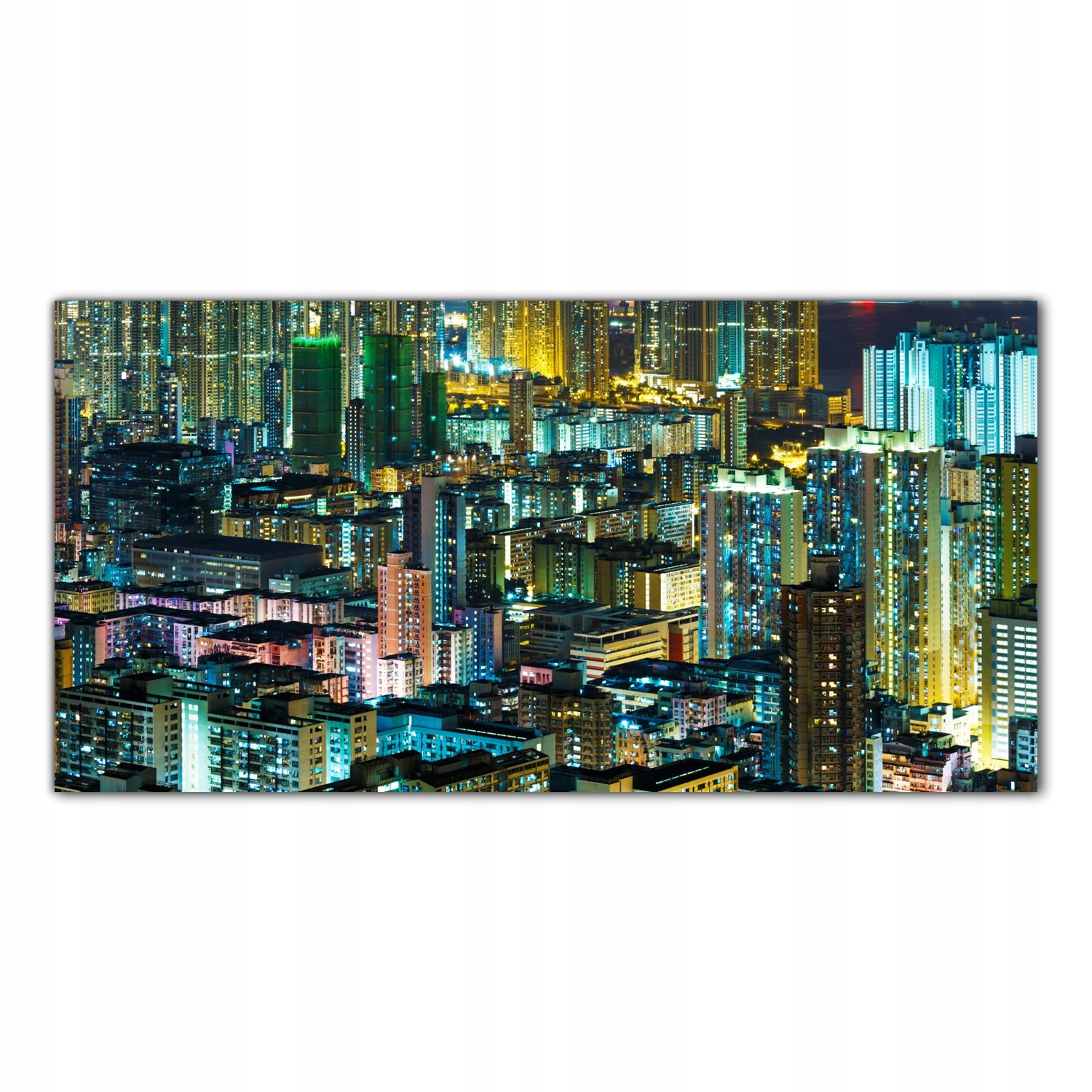 

Obraz na szkle Foto Hong Kong Miasto Noc 100x50