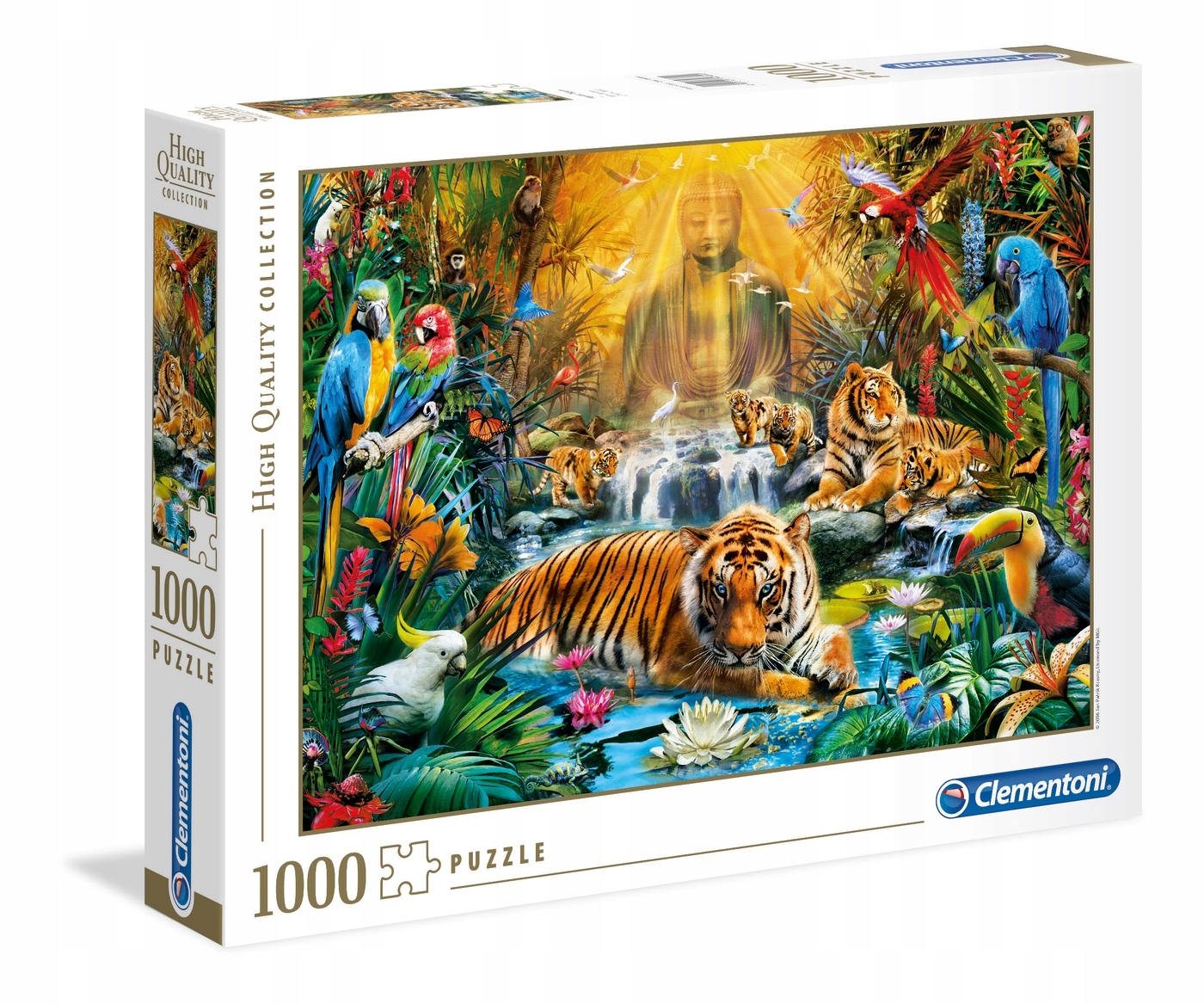 

Clementoni 39380 Puzzle 1000 El. Mistic Tigers