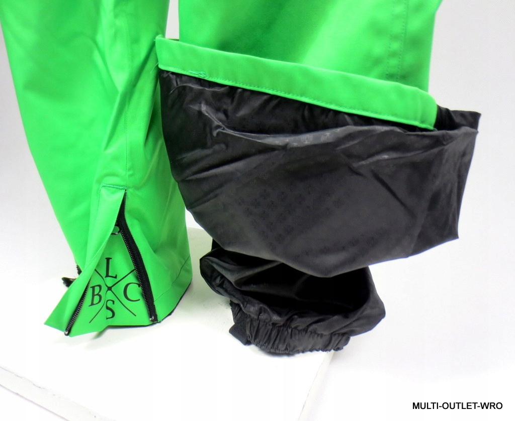 NOWE SPODNIE SNOWBOARDOWE na narty zimowe ocieplane fluo THE LIGHT CORP Materiał dominujący Poliester