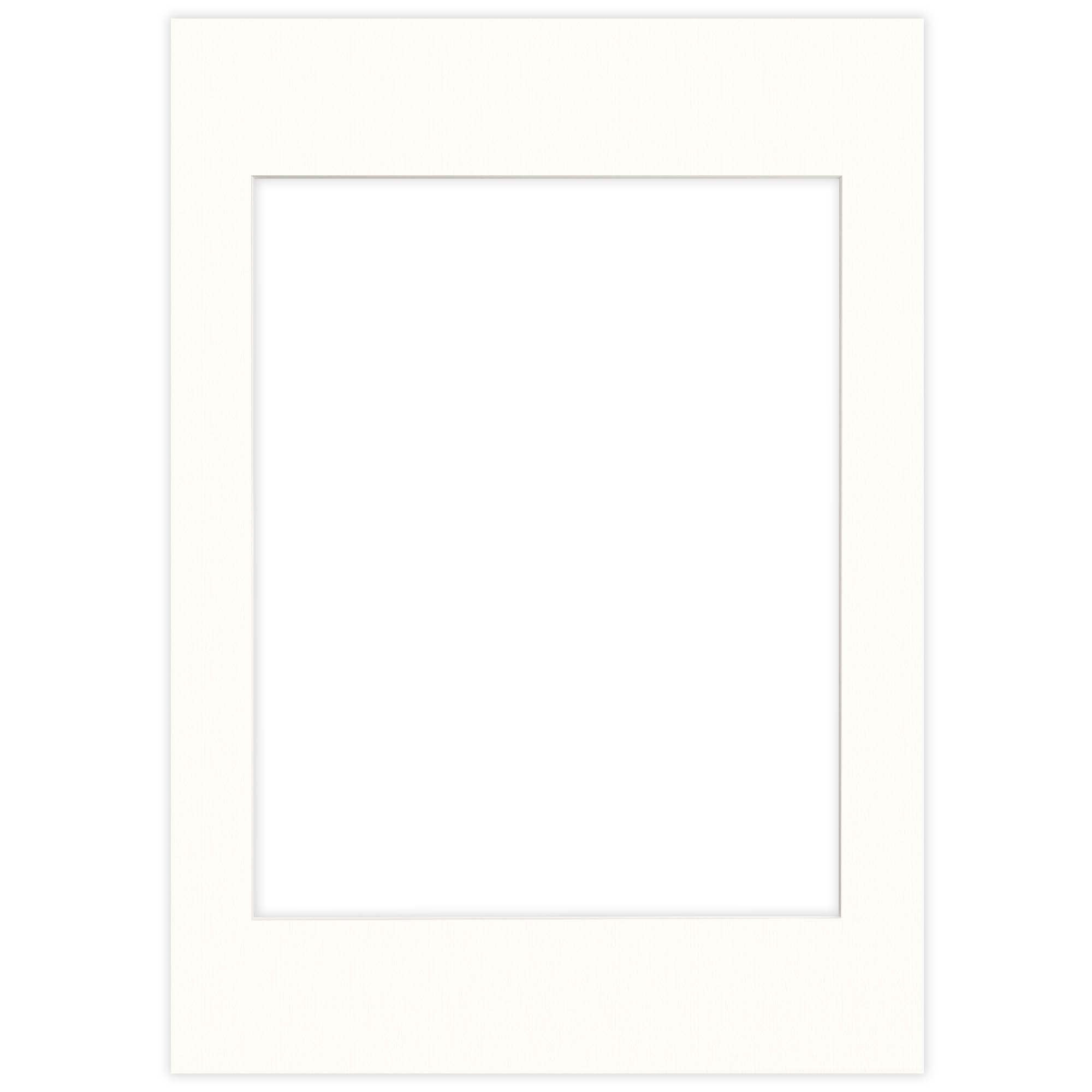 

Passe partout 50x70 (40x50) Snow White Biały