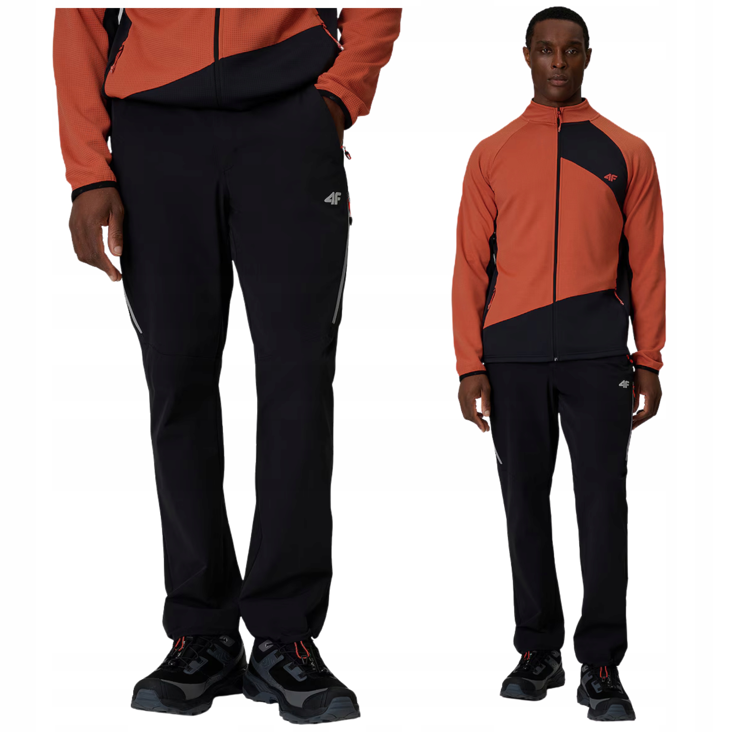 Spodnie Trekkingowe 4F Męskie M1326 Taktyczne Turystyczne Dwr R. XL