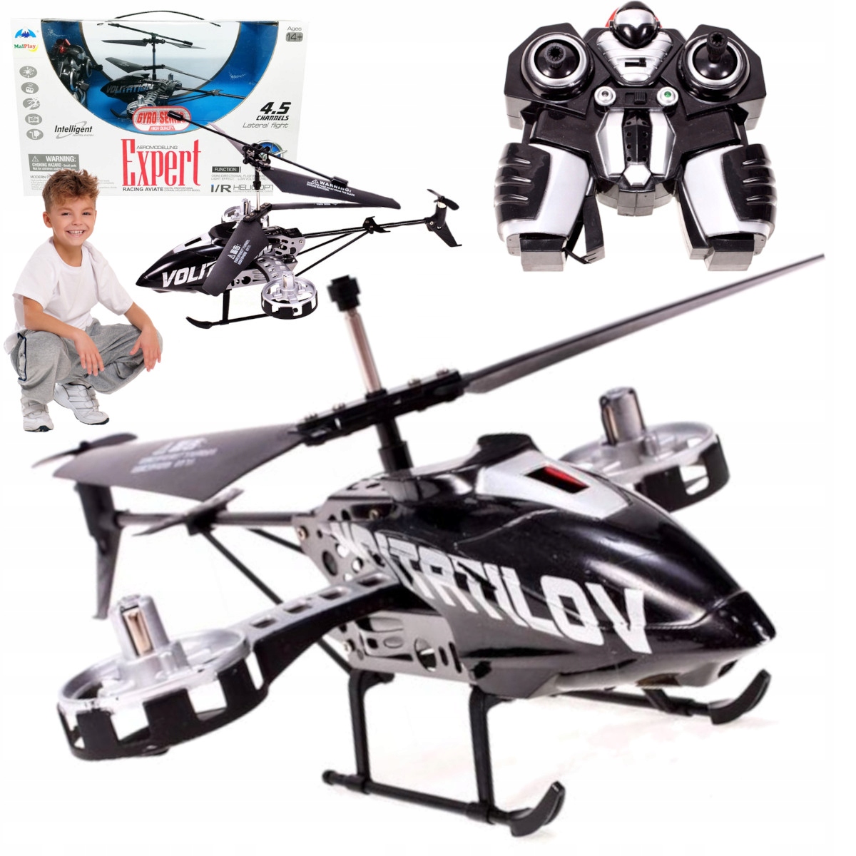 

Helikopter Zdalnie Sterowany Na Pilota Żyroskop