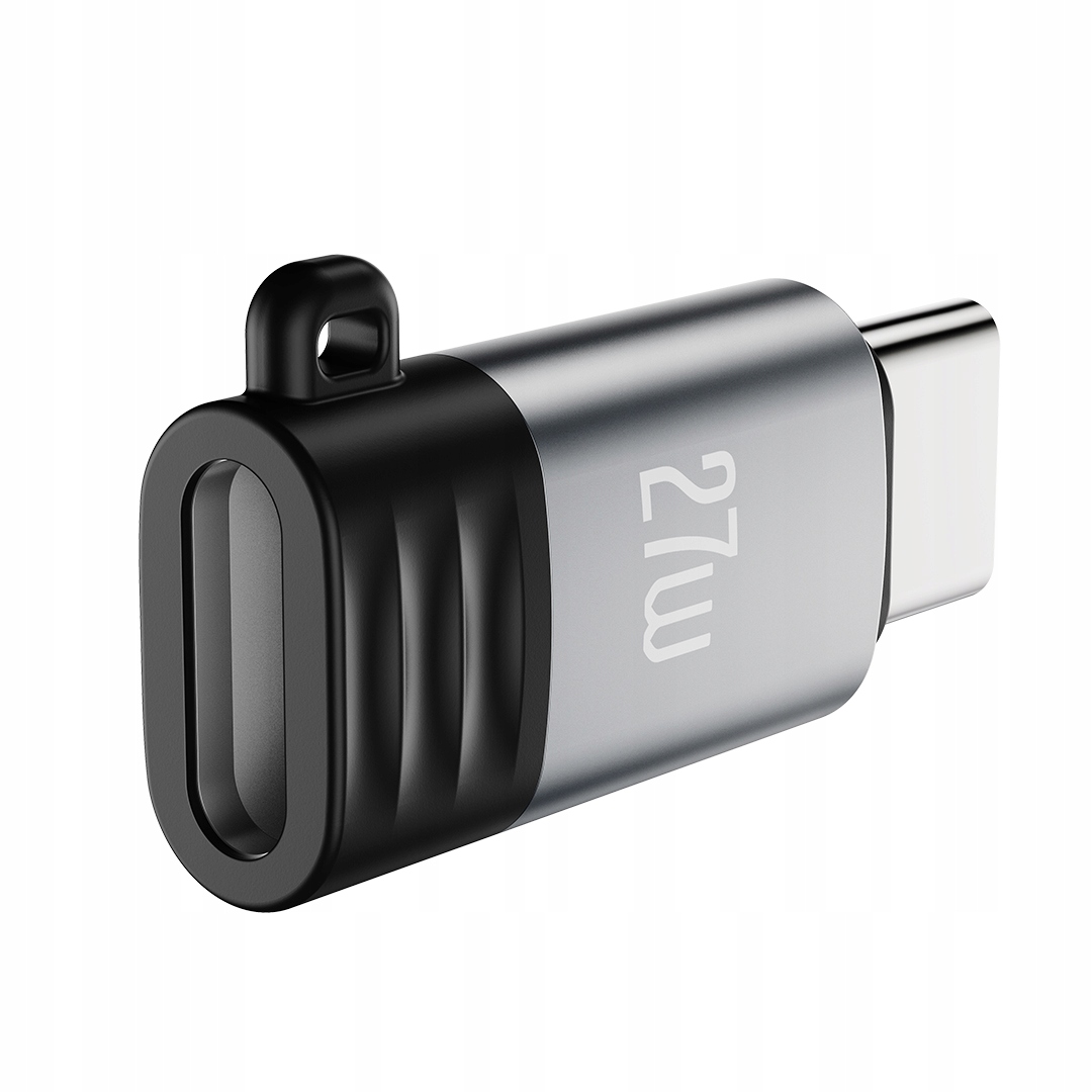 XO Adapter Lightning do USB-C 27W do iPhone czarny matowy