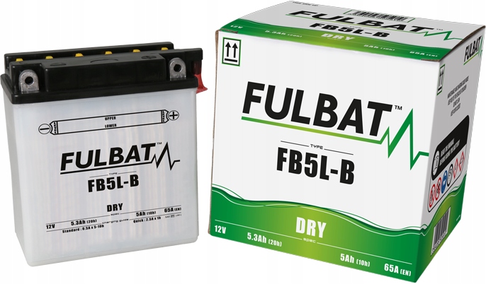 Akumulator Fulbat YB5L-B DRY FB5L-B 12V 5.3Ah 65A Producent Fulbat