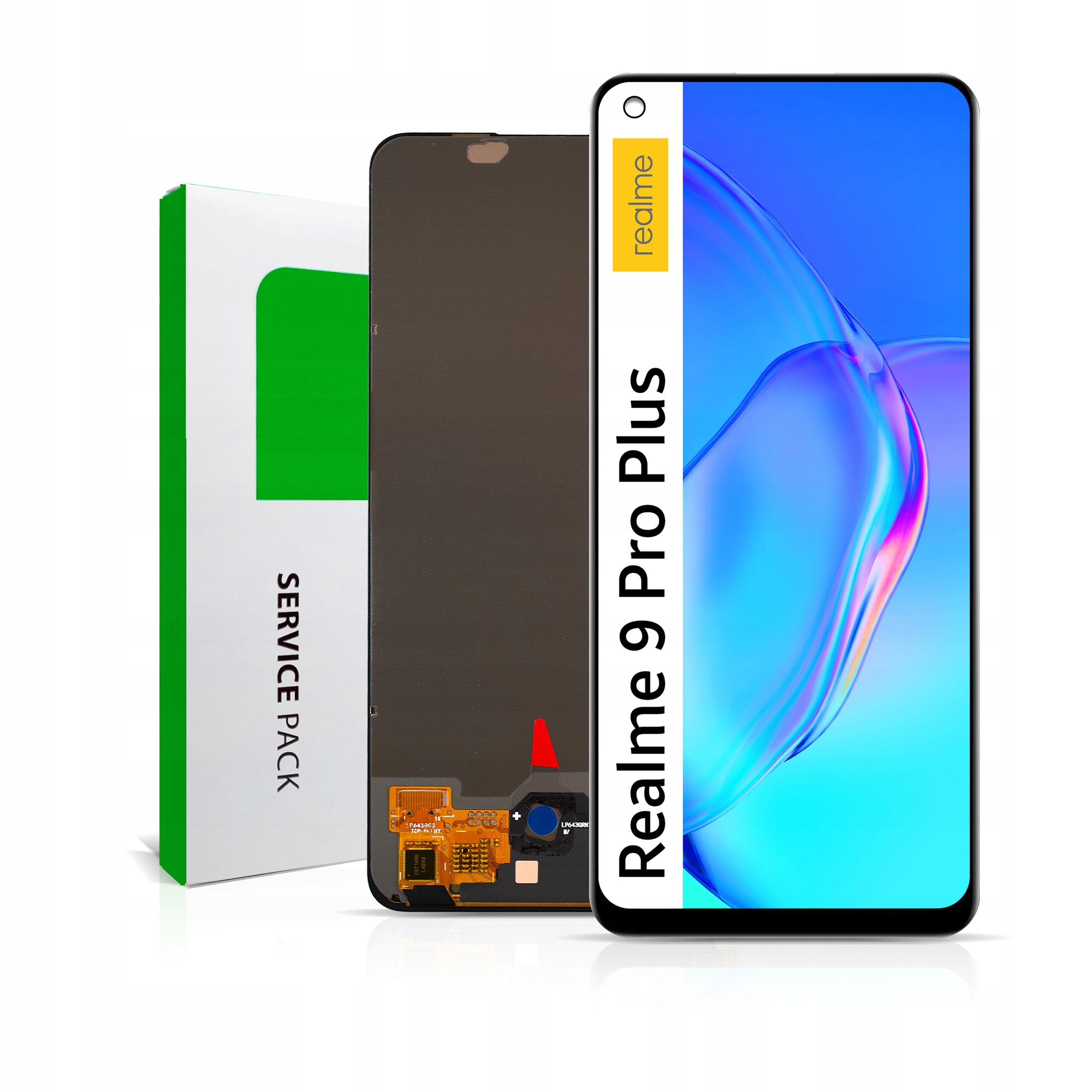 RMX3392 RMX3393 LCD pre Realme 9 Pro Plus Service Pack Matrica Originál Zila