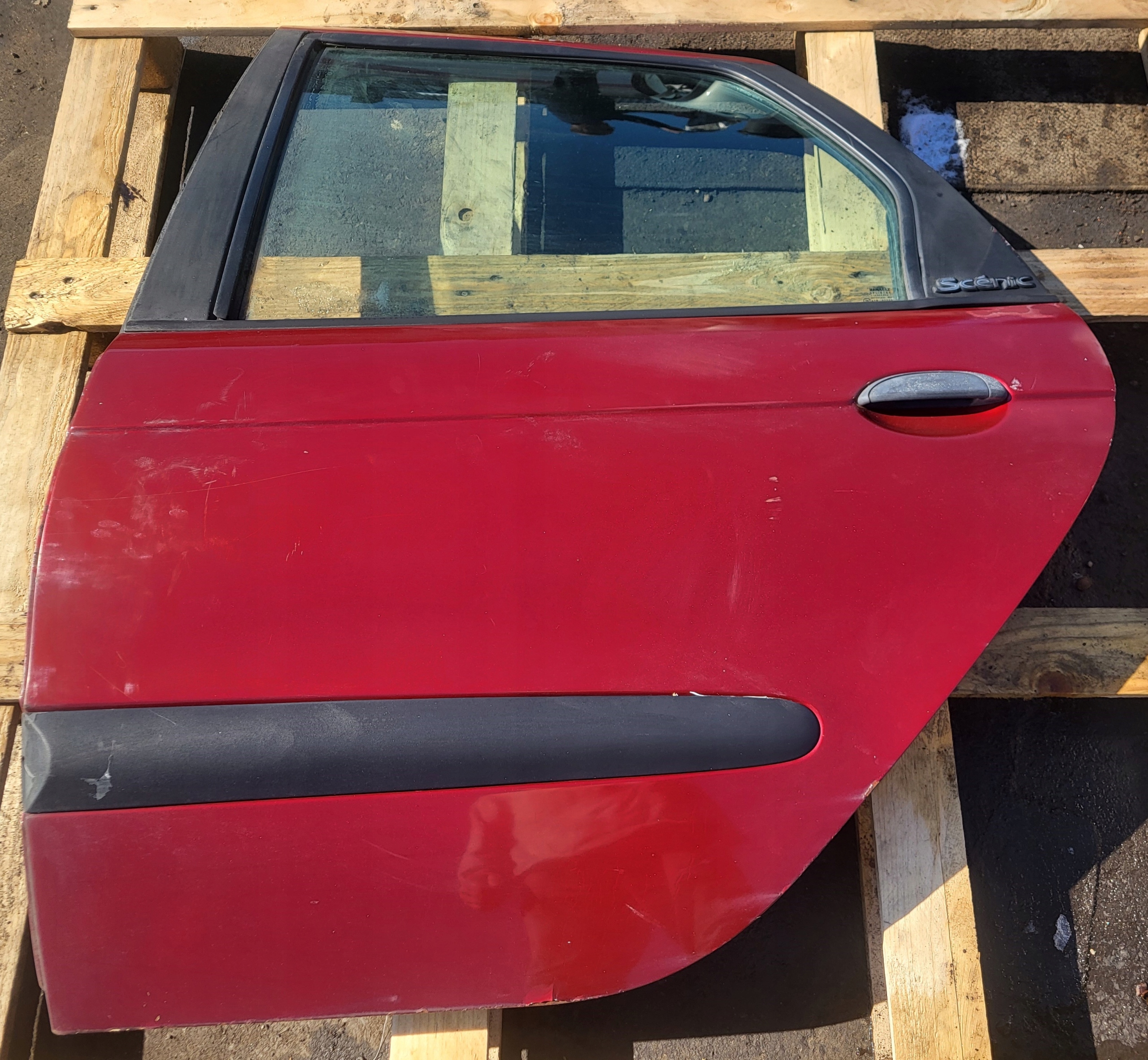 door left rear part complete window lock lift RENAULT SCENIC and claret
