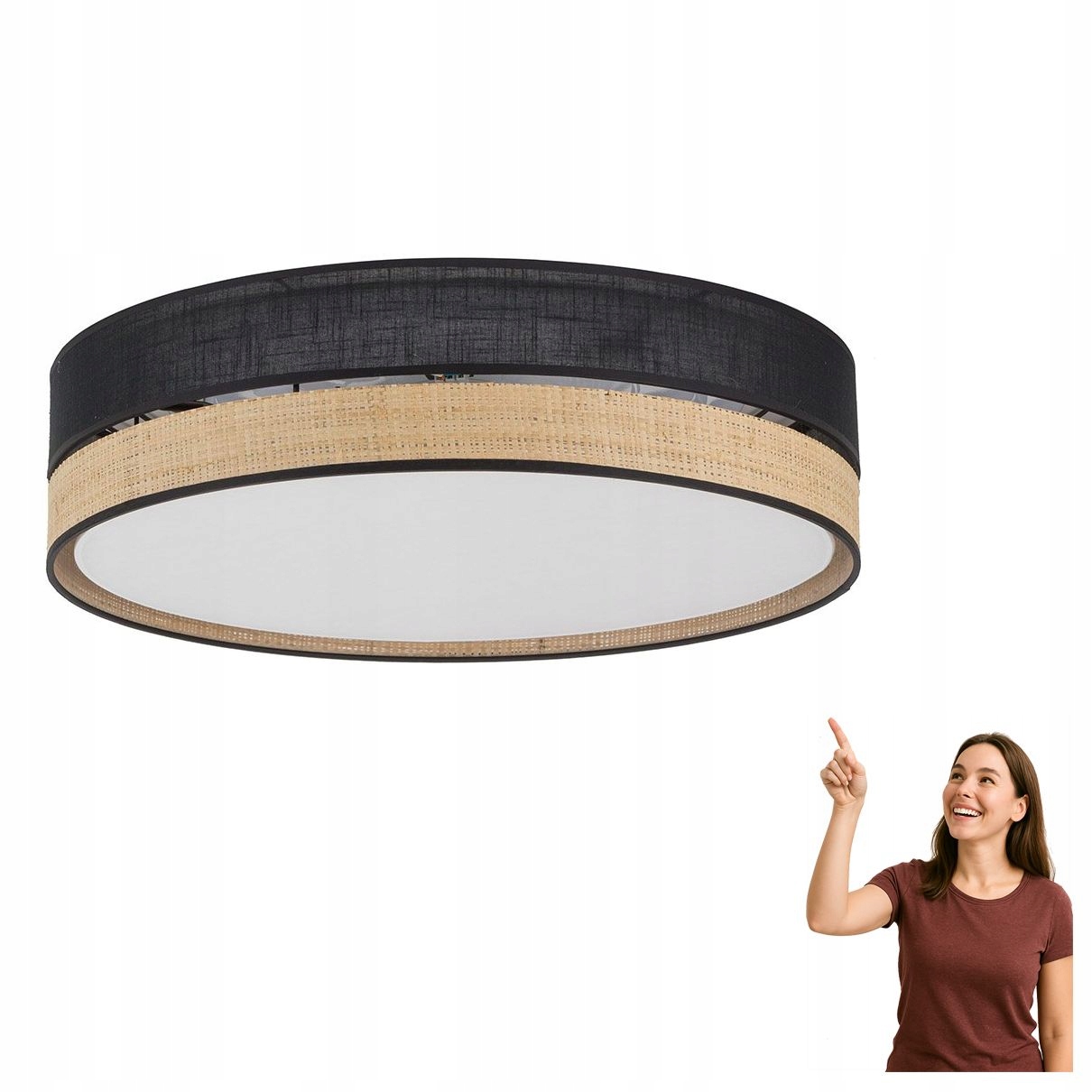 Stropná lampa Paglia New Black 4763 Tk Lighting