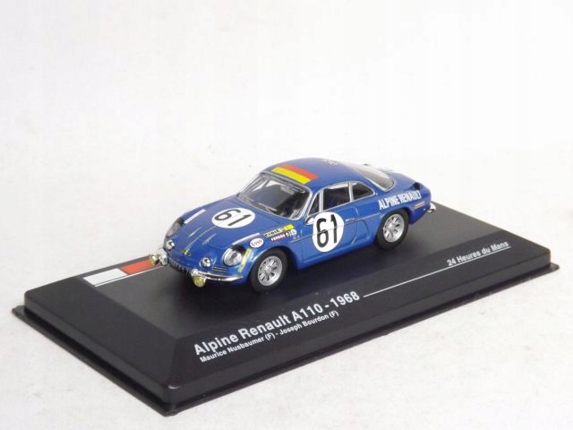 Alpine Renault A110 -LeMans 1968 No.61 Altaya 1:43