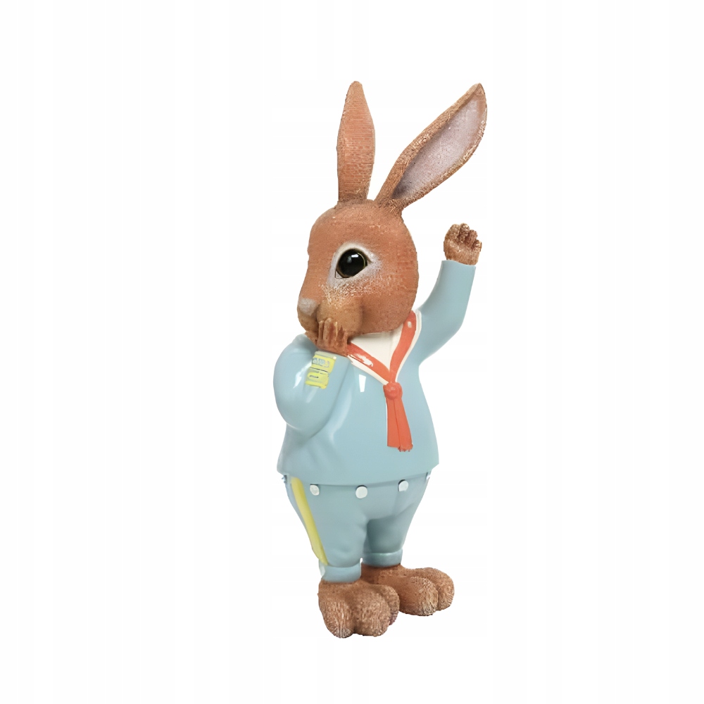 Figurka zajačika v námorníckej uniforme, veľká 90 cm