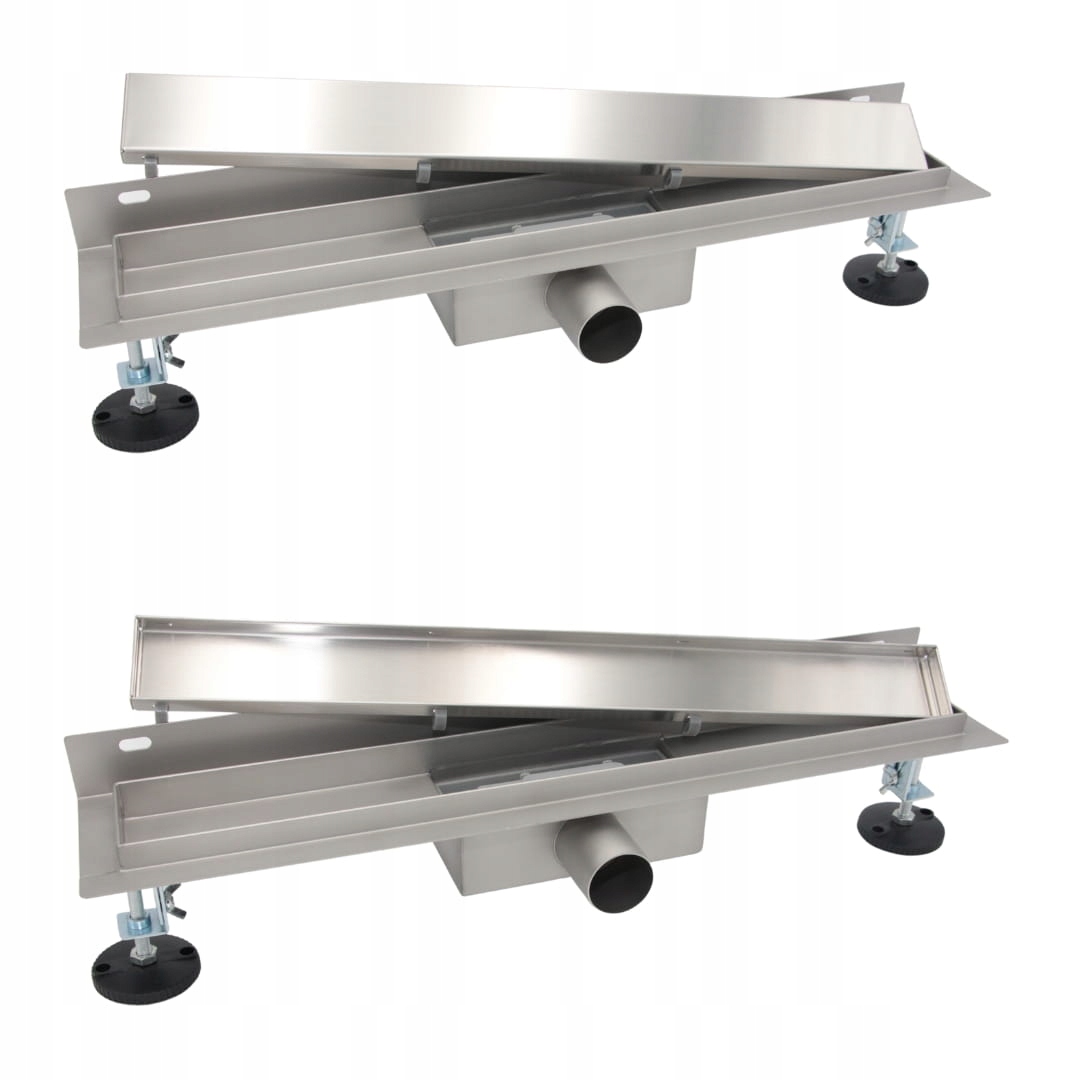 Nástenný Lineárny Odtok 60 CM Sprchový Nerezová Oceľ Sifón 63 MM