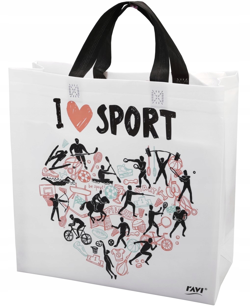LOVE SPORT SIATKA TORBA NA ZAKUPY SHOPPERBAG WOREK