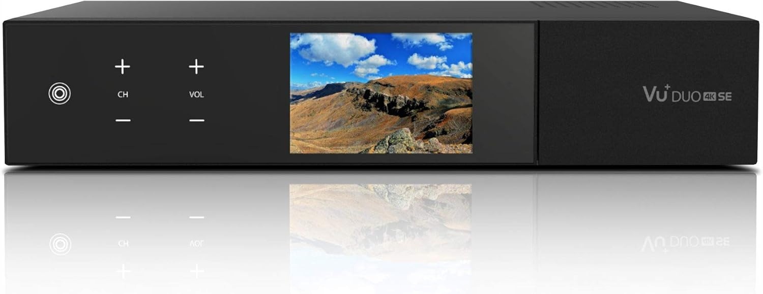 VU+ Duo 4K SE 2X DVB-S2X FBC Twin Tuner Odbiornik Linux USZKODZONY