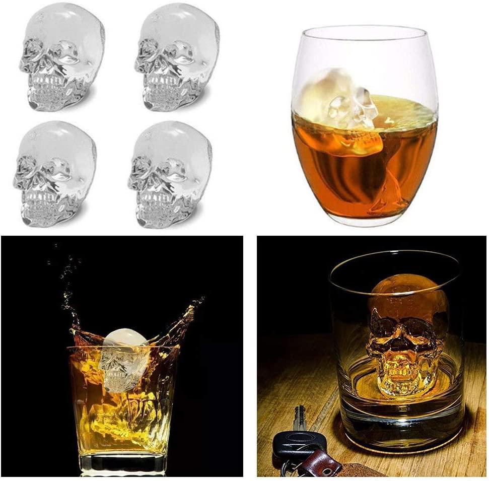 FORMA FOREMKA DO KOSTEK KOSTKI LODU LÓD SILIKONOWA FOREMKI CZASZKI 3D XL Kod producenta R230105012