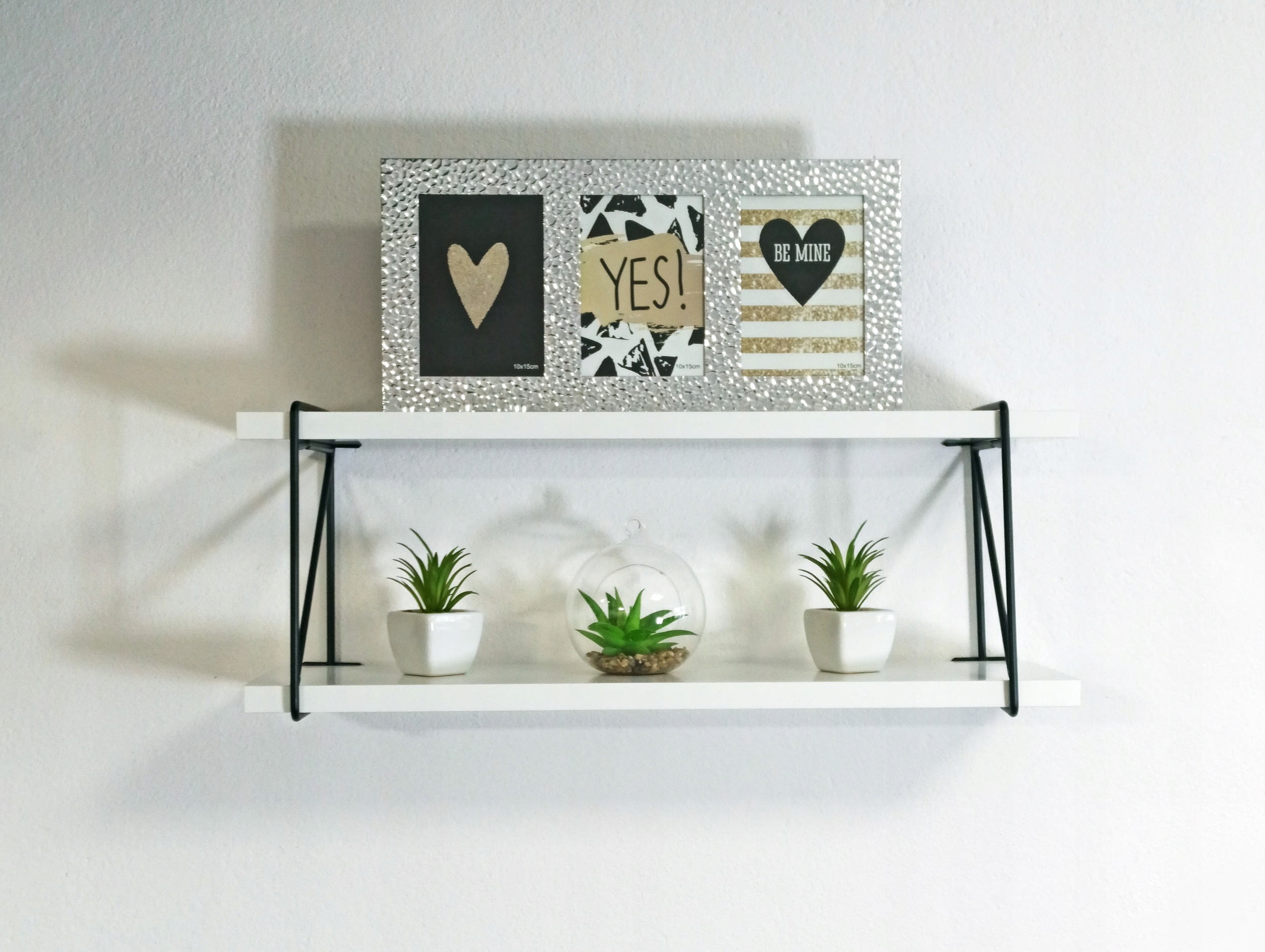 PÓŁKA ŚCIENNA WISZĄCA NOWOCZESNA BIAŁA Marka Zarbau