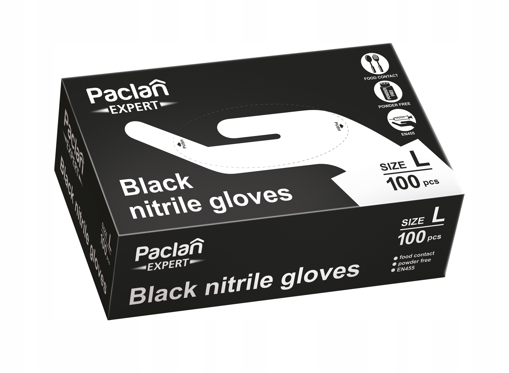 

Paclan Rękawice nitrylowe L 100 sztuk