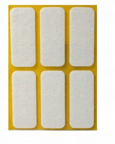 

Zestaw 10 sztuk podkładki filcowe białe 25x60 6szt