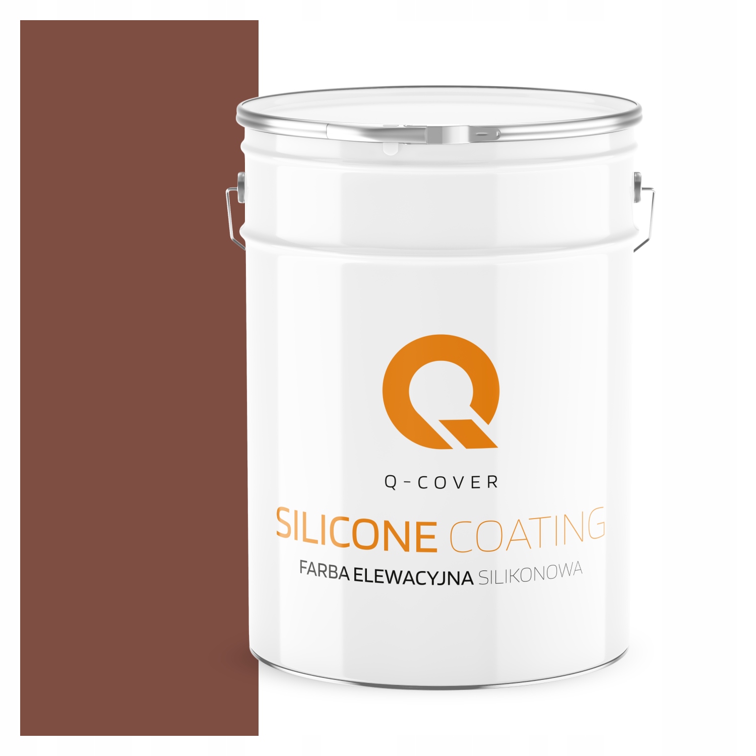 Fasádna Silikónová Fasádna Farba Hnedá Tmavá F326 10 L