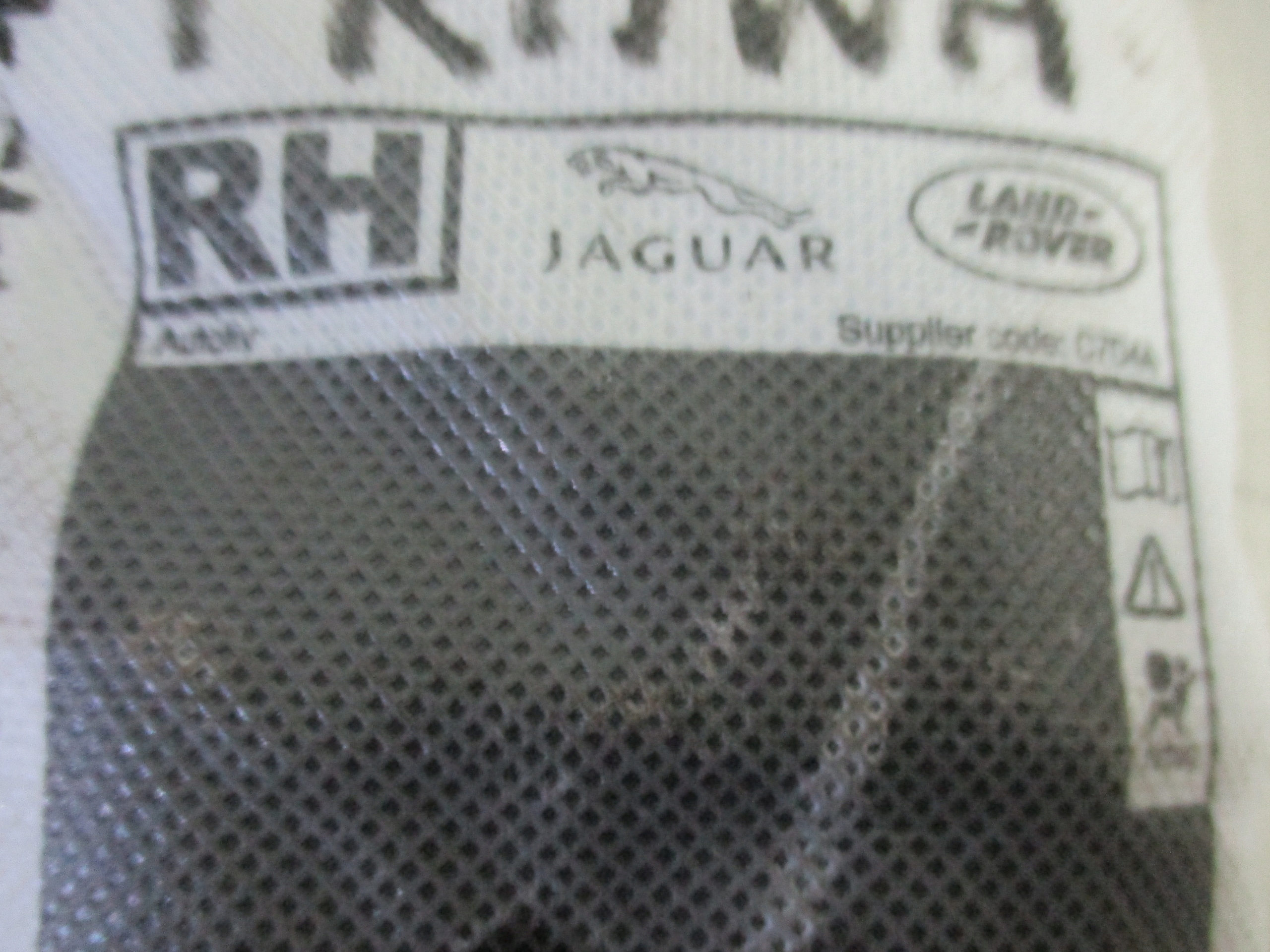seat airbag right Range Rover Evoque 11-15r