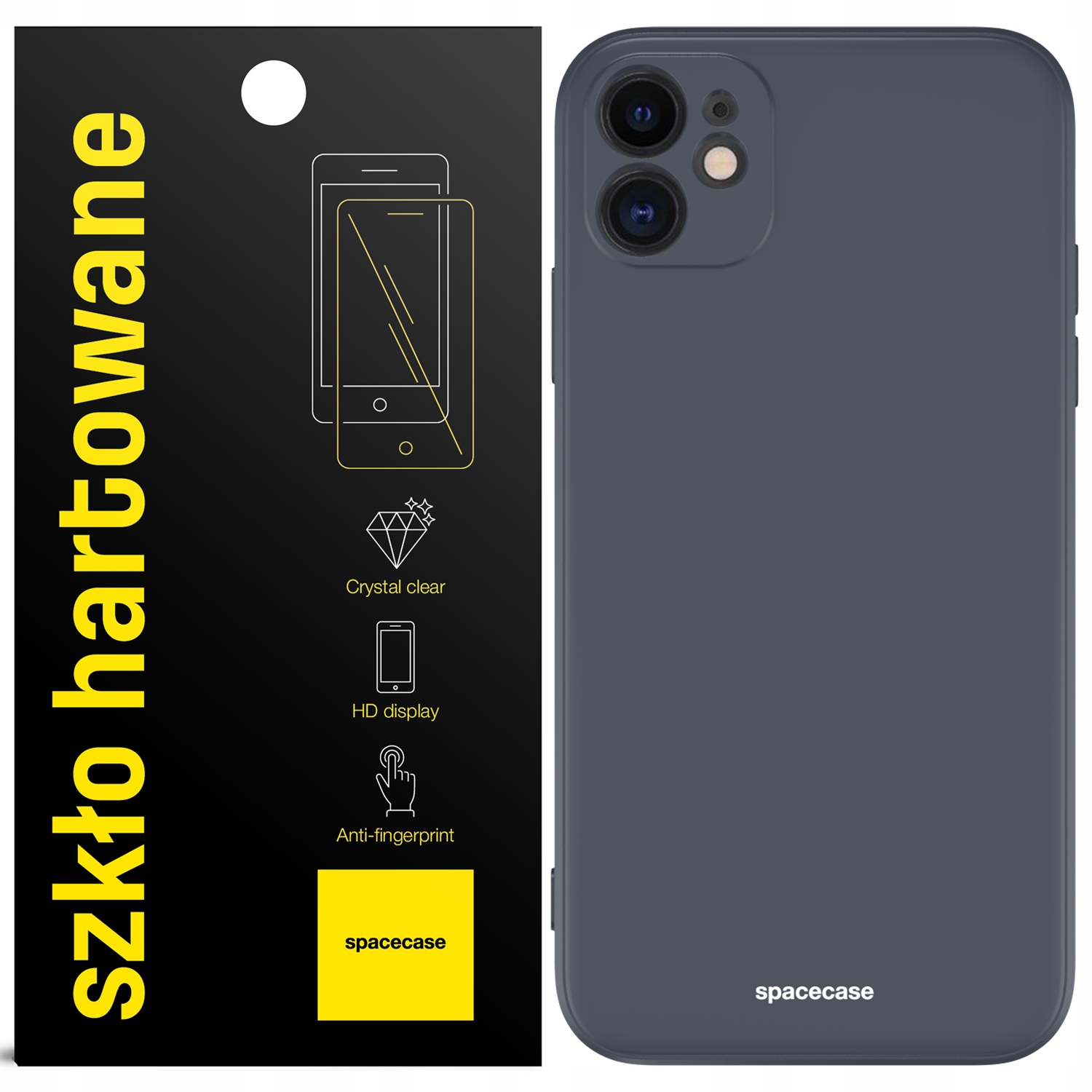 

Etui Do Iphone 11 Spacecase Silicone Case Szkło