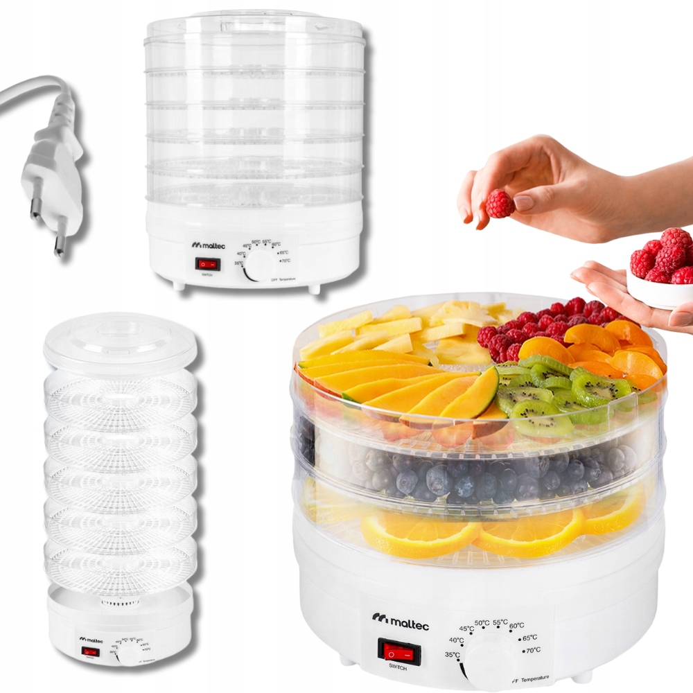 Sušička na houby Potravinářská, ovoce zeleniny a bylinek 5 úrovní 500 W