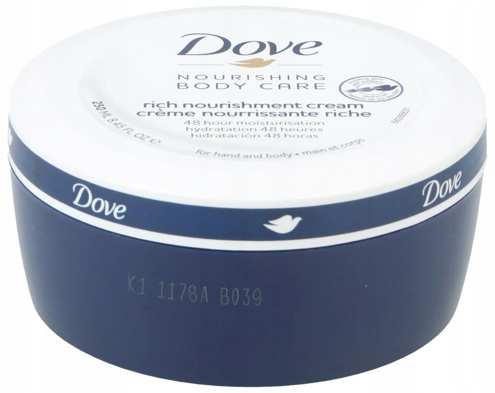 

Dove Krem odżywczy do twarzy dłoni ciała 48h 250ml