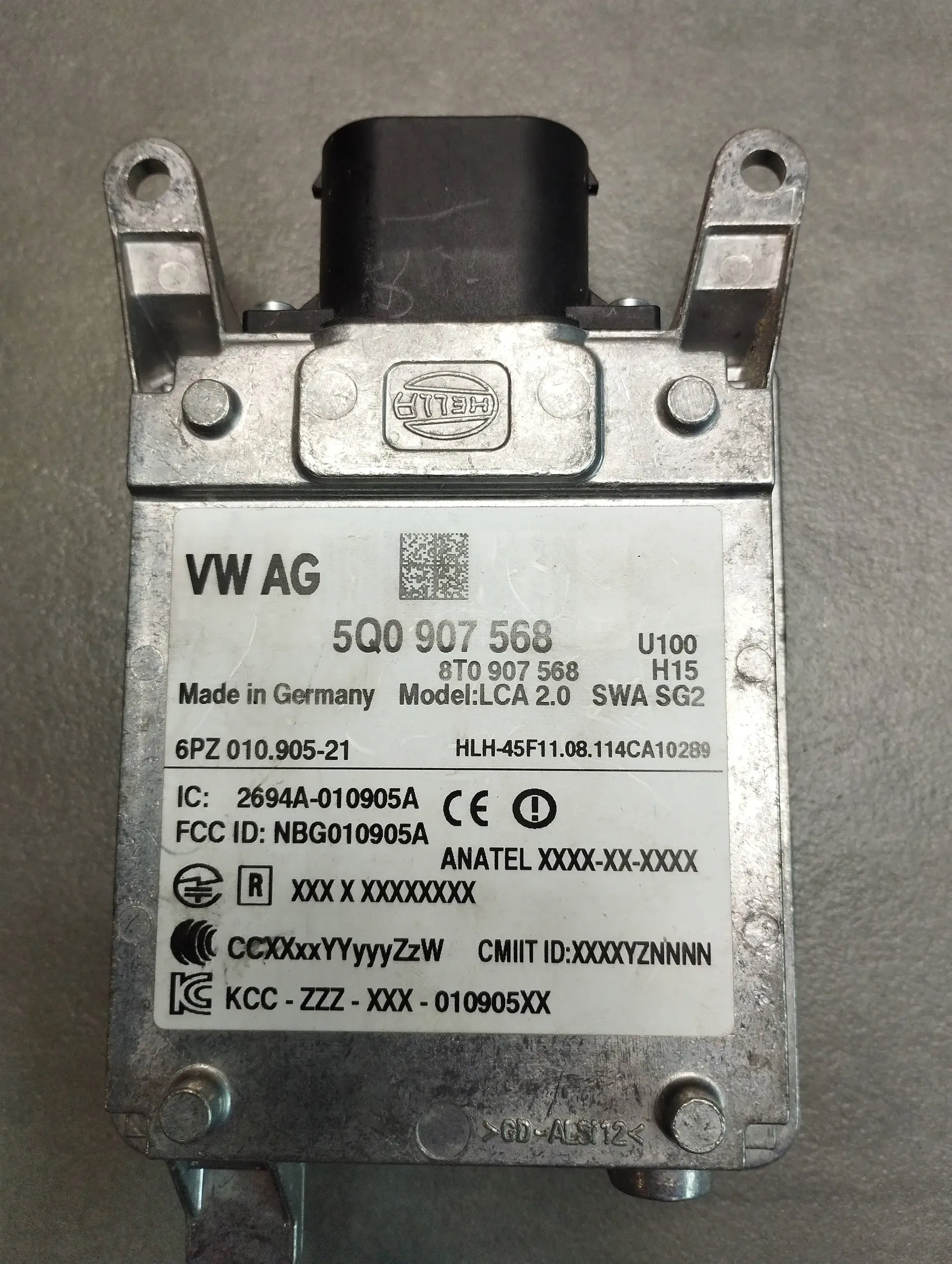 Audi A3 S3 8V ASYSTENT changes supports ACC 5Q0907568