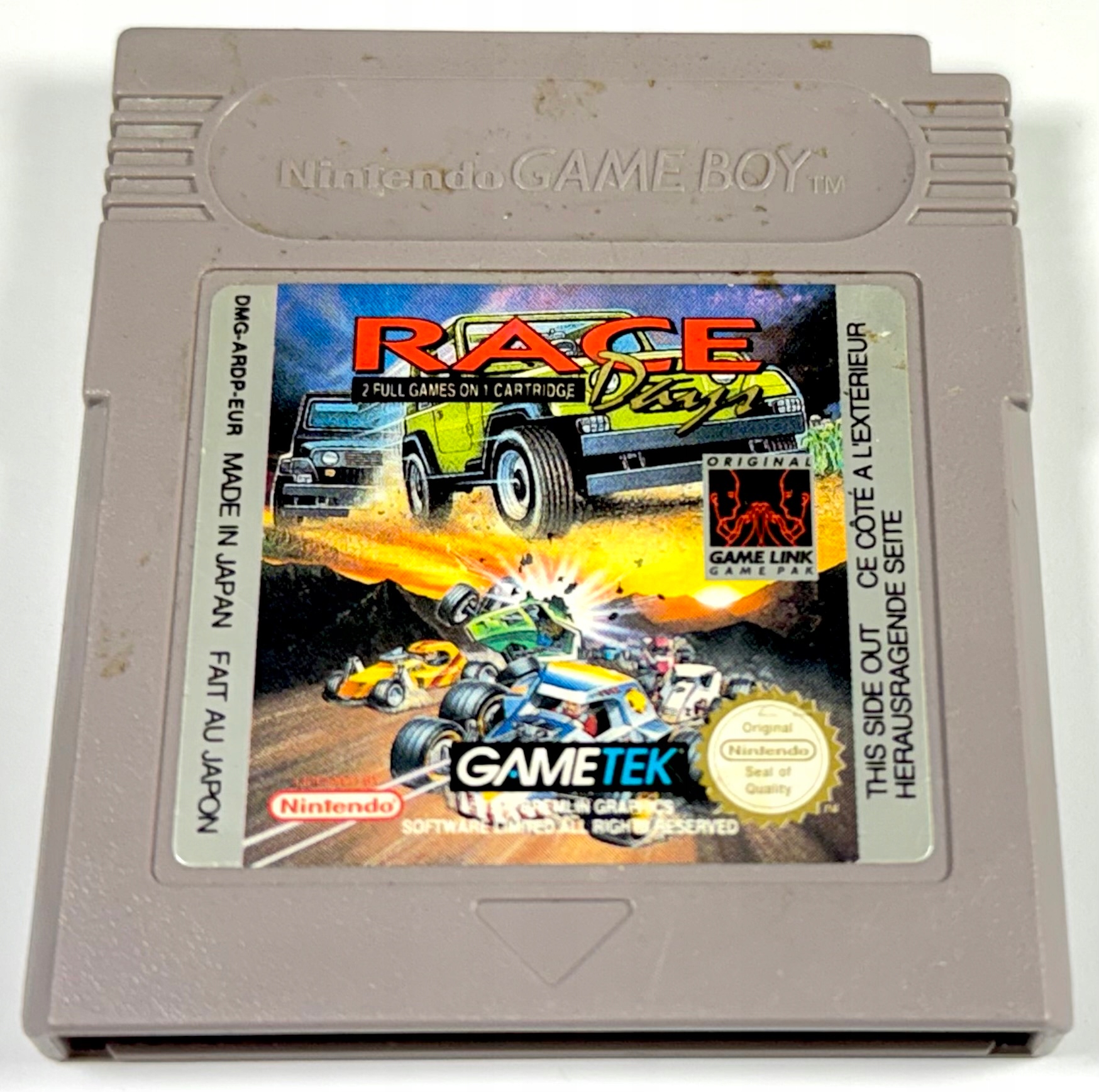 Race Days 2 Full Games in 1 Nintendo Game Boy Classic pudełkowa
