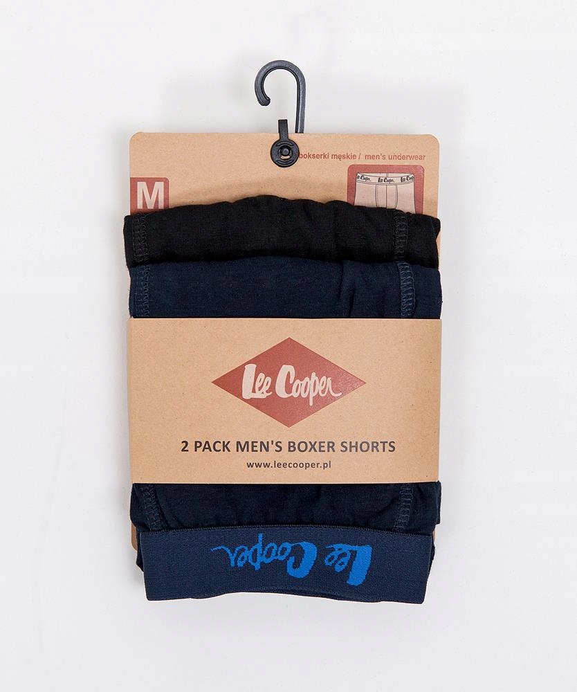 

Lee Cooper Bokserki 2-pak Duobox 9505 Black Na S