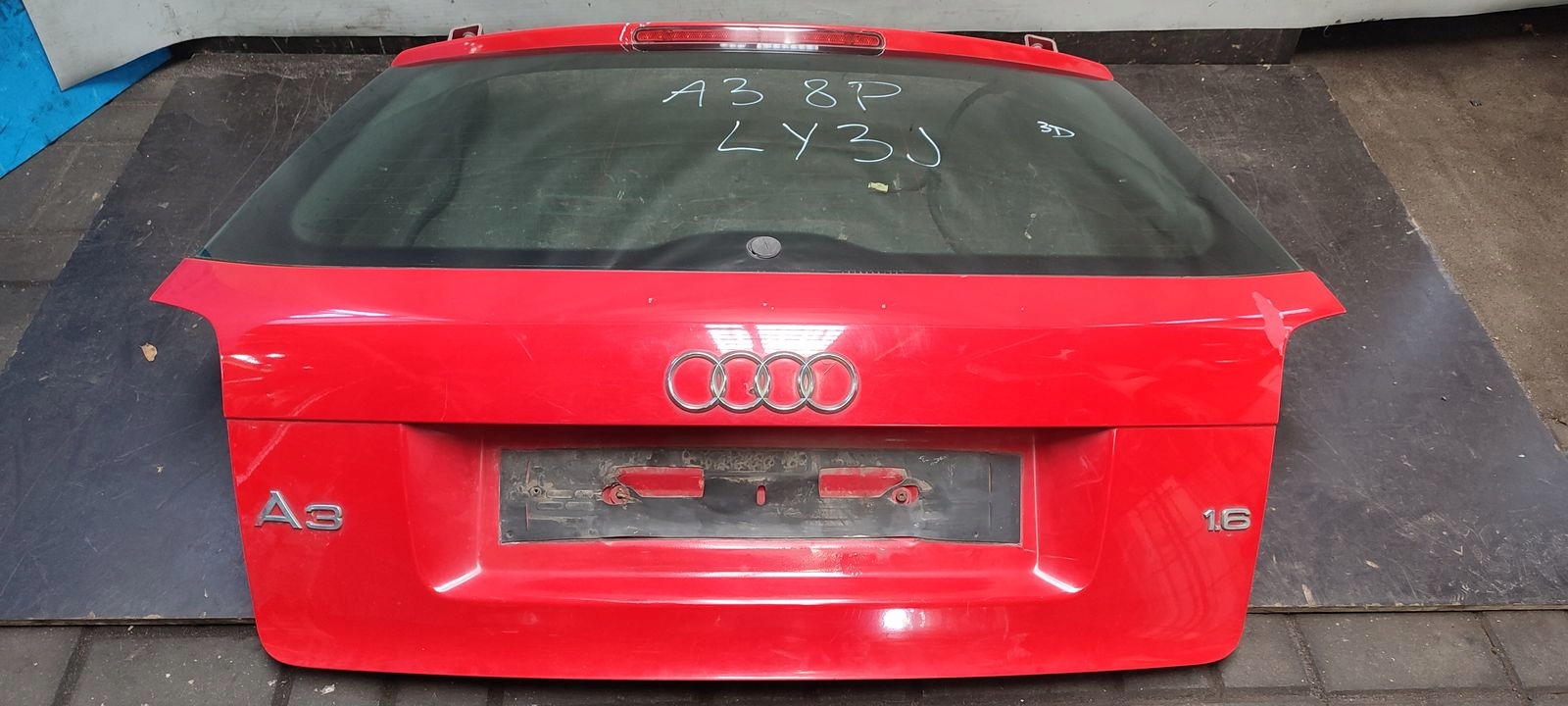 trunk door boot Audi A3 8P LY3J 3D