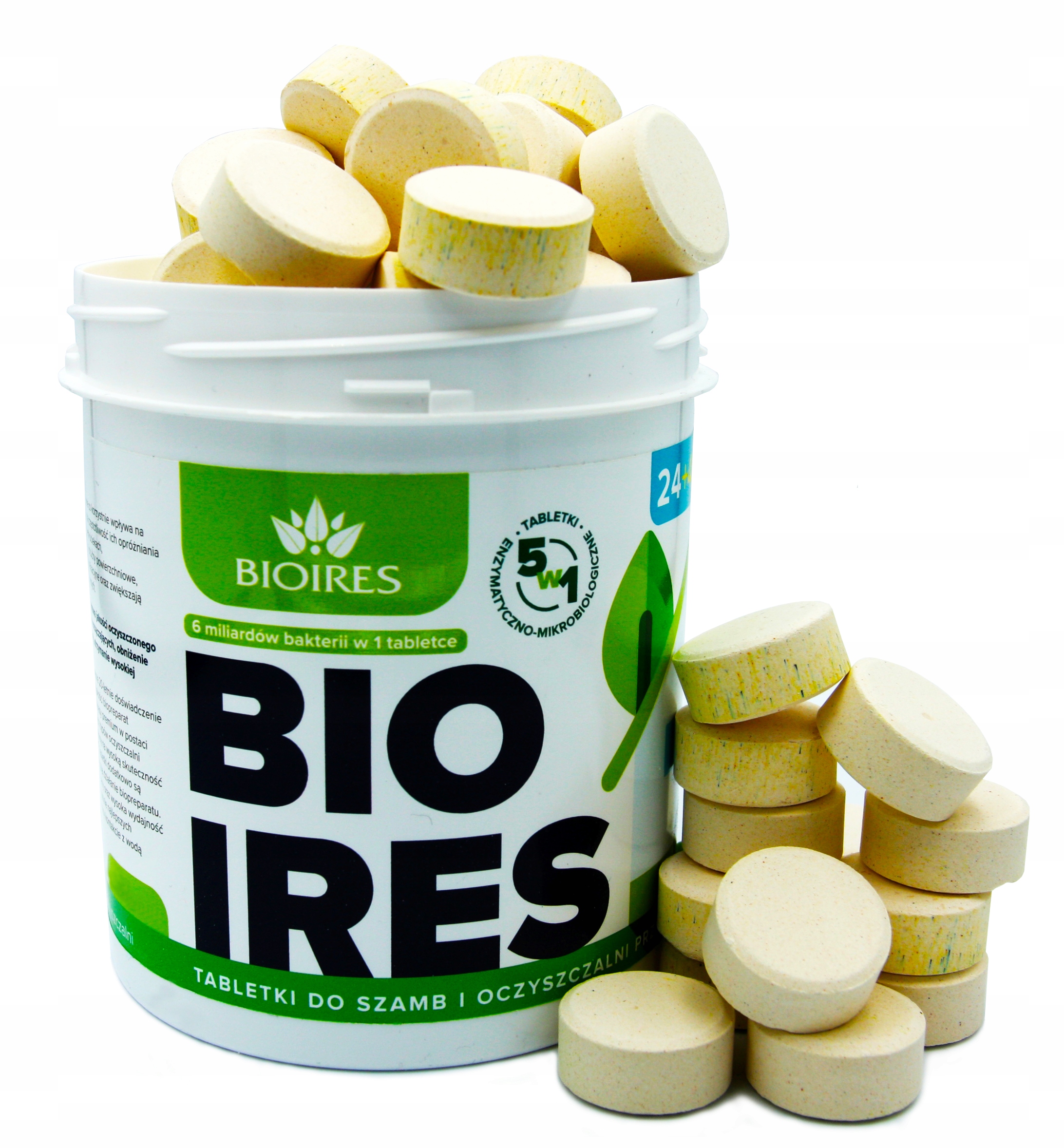 Promocja Tabletki do szamba Bioires na Rok + Tłuszcze 5w1 wyprzedaż przecena