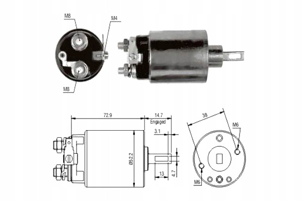 MEAT DORIA SOLENOID GENUINE Producent części Meat&Doria