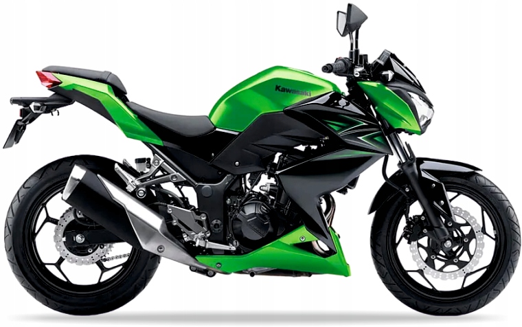Nálepky Juula Na Kawasaki Z Roku 300 2016 Zelené 45Q