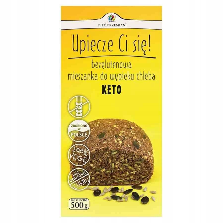Levně 2x Pięć Przemian Bezlepková směs na pečení Keto Pięć Przemian 500 g