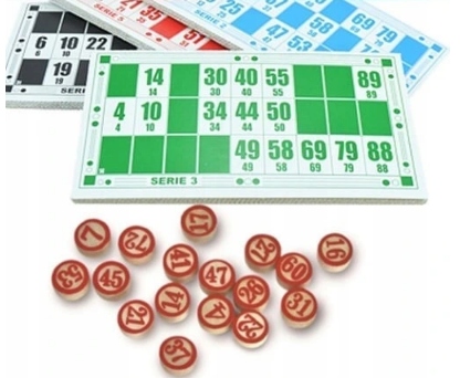 

Gra Planszowa Lotto Bingo Loteria Towarzyska Rodz