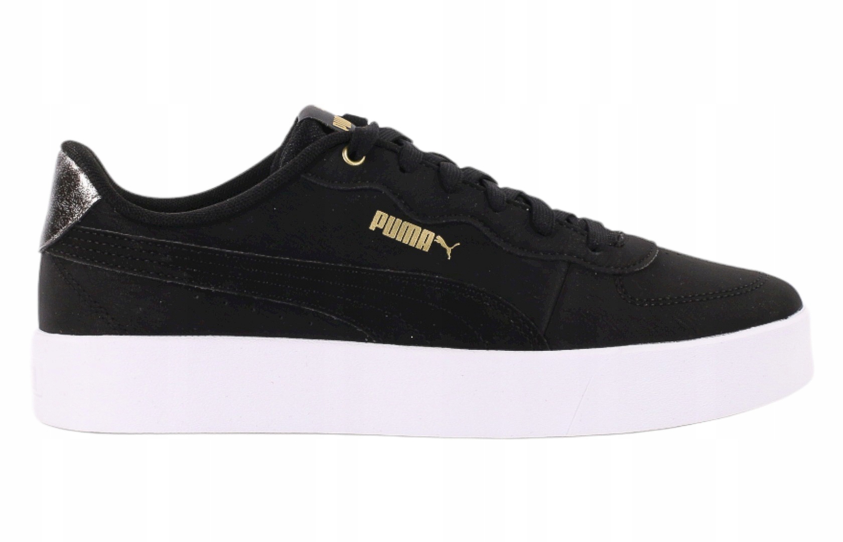 Dámské boty Puma Skye Clean Raw 383914 02 nízké černé 37,5