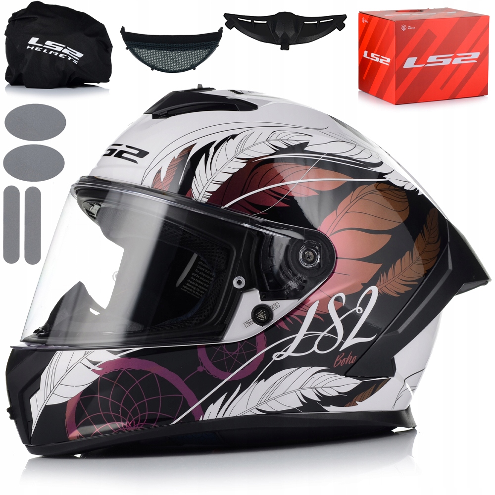Motocyklová Prilba LS2 FF820 Rapid III Boho Systém Pinlock Ecer 22.06