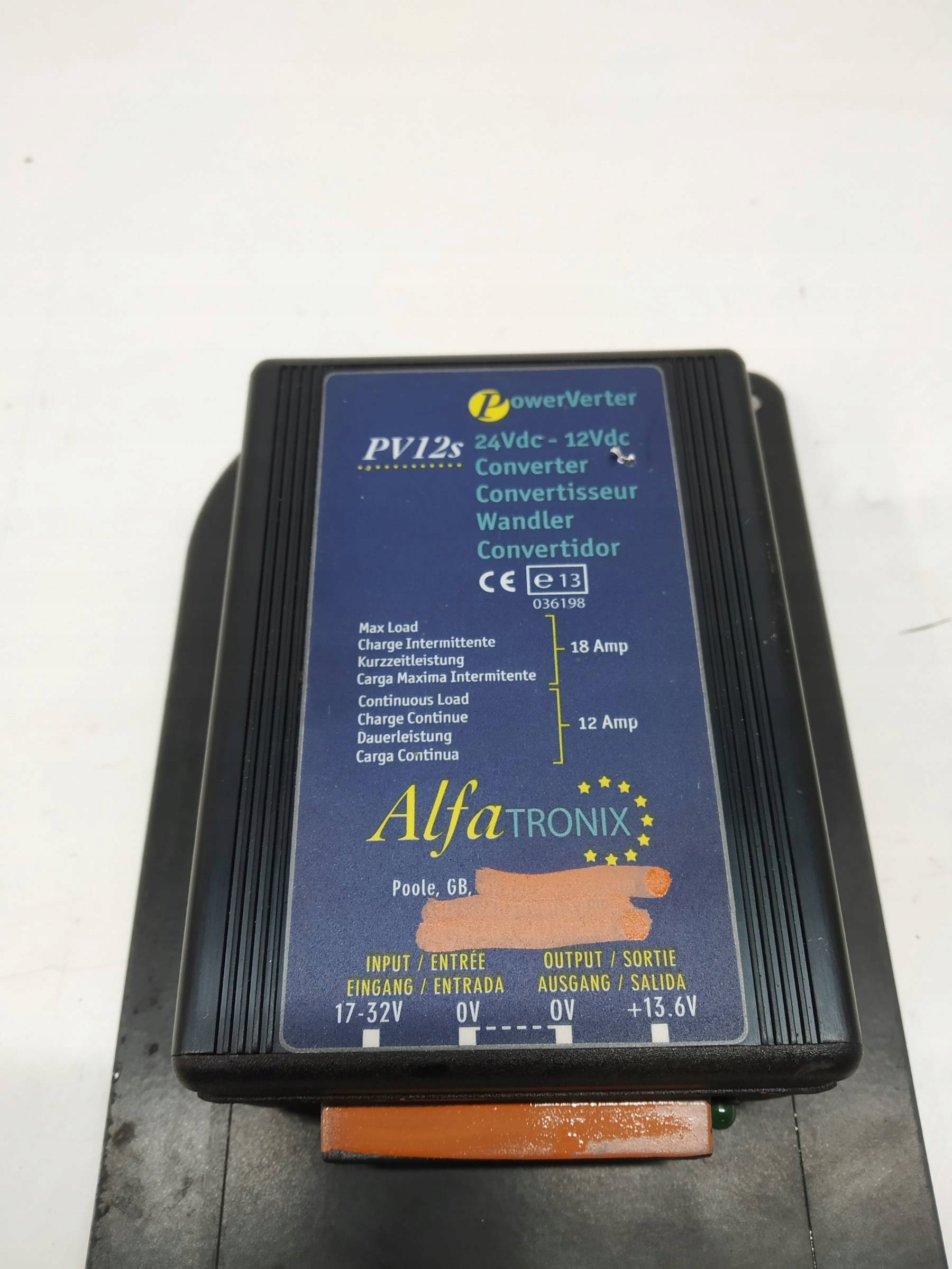 modul POWERVERTER ALFATRONIX PV12S E13036198 Dennis Eagle Elite 2