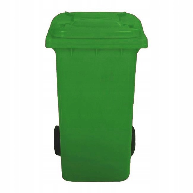 Max Popelnice D120G 120L zelená plastová s kolečky