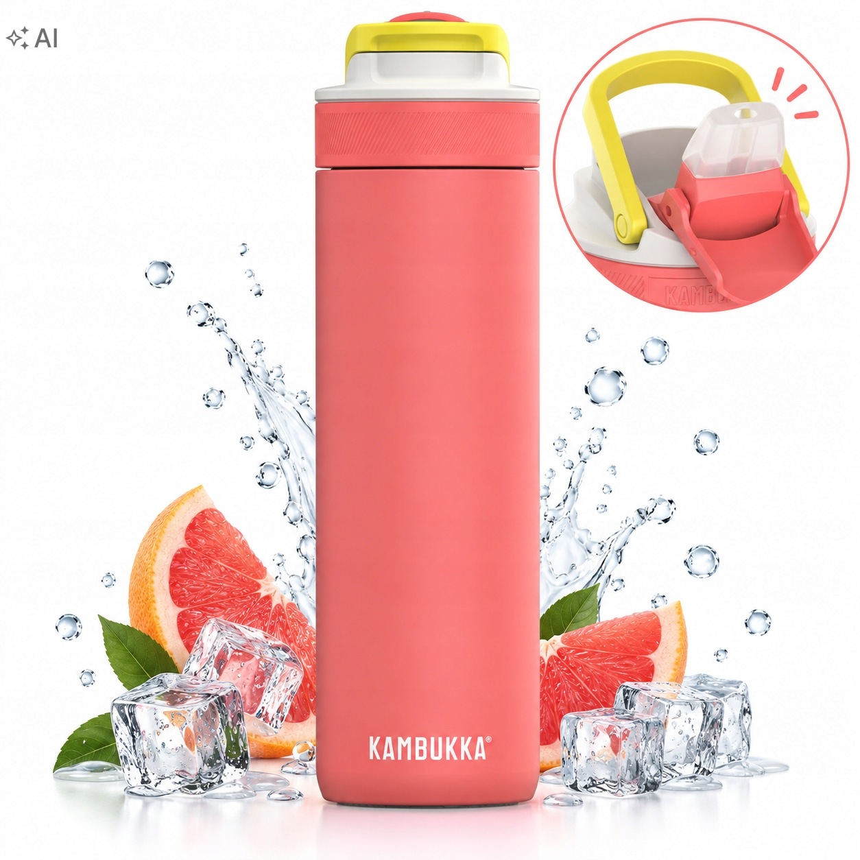 Termoláhev na vodu Kambukka Lagoon Insulated 600 ml Fluo Fantasy