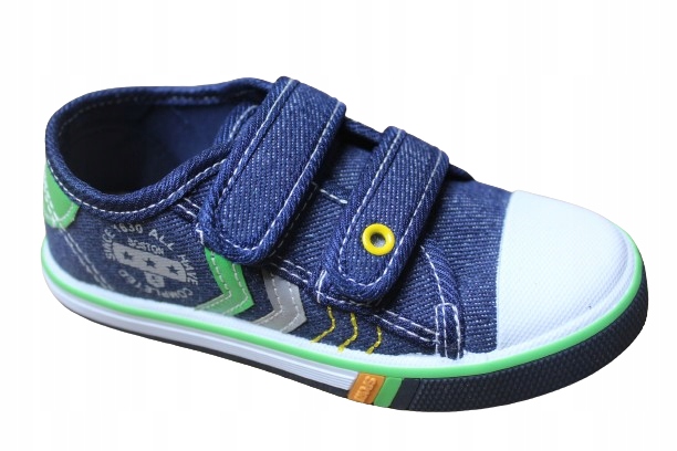 BUTY TRAMPKI CHŁOPIĘCE RZEPY WKŁ. SKÓRZANA PROFILOWANA ROZ.31